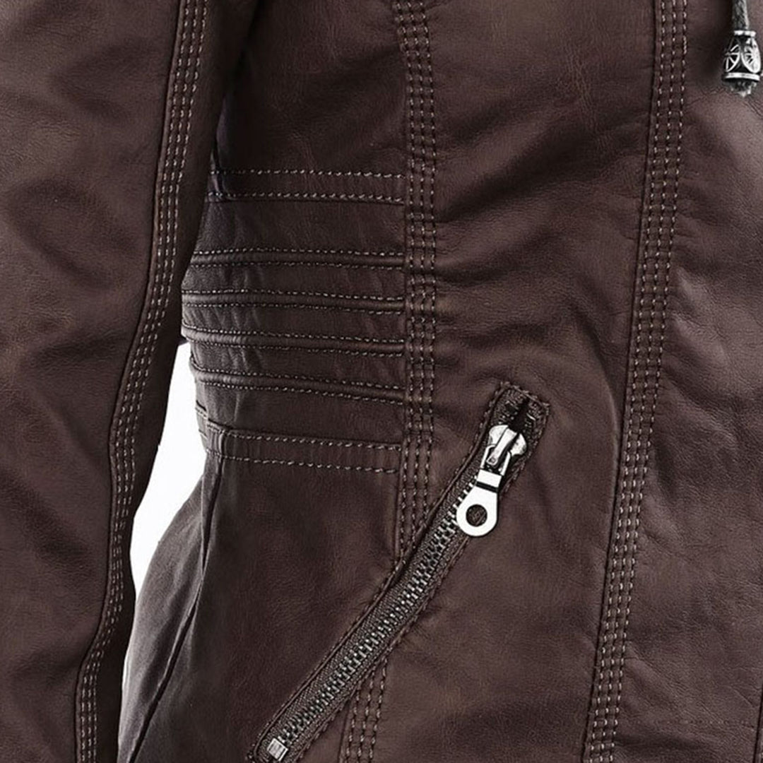 Clara Domínguez - Chaqueta de piel ultra elegante