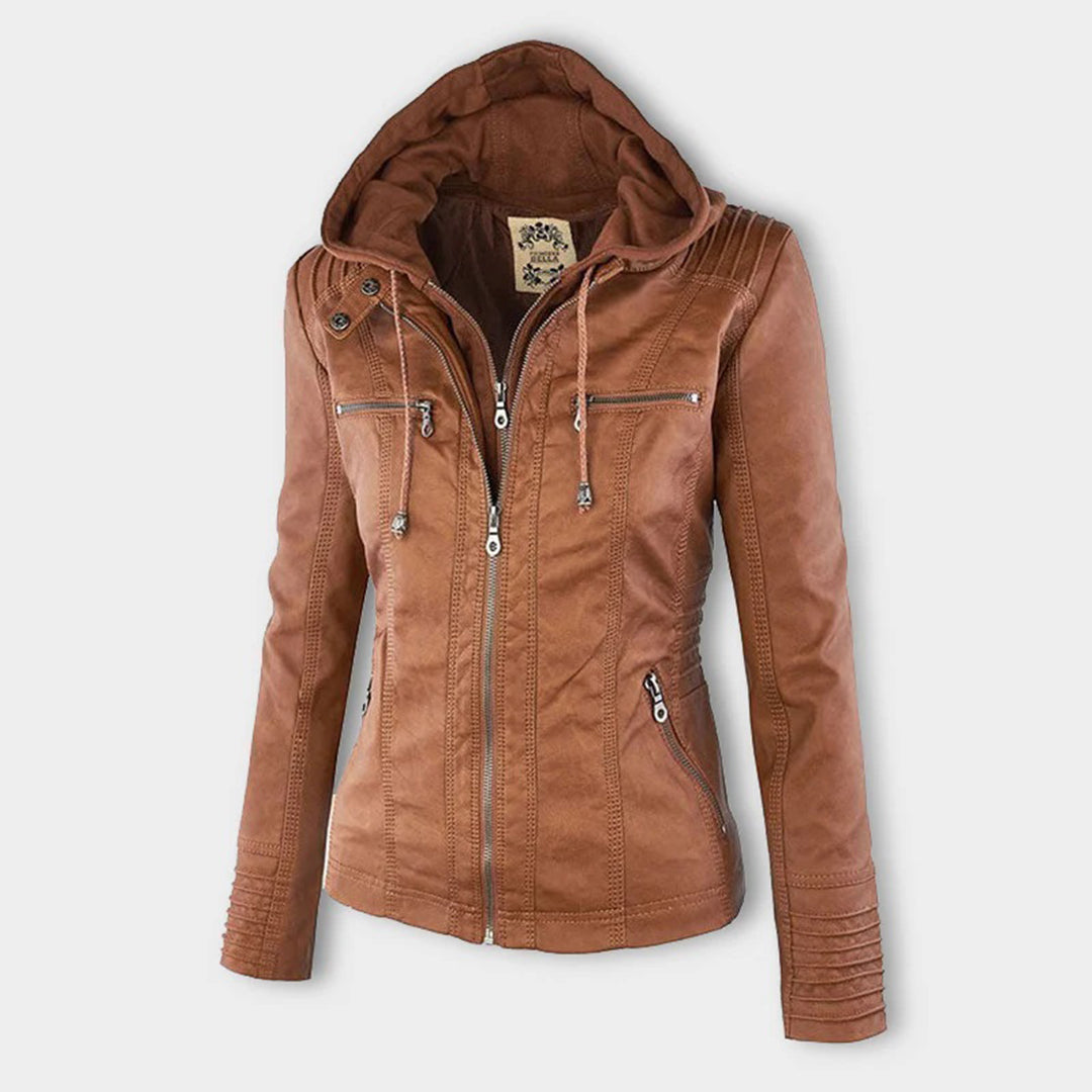 Clara Domínguez - Chaqueta de piel ultra elegante