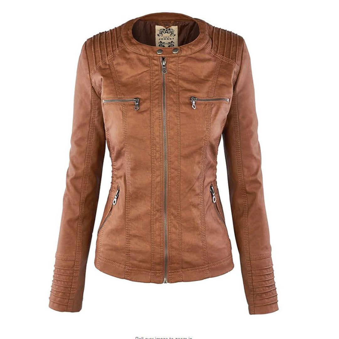 Clara Domínguez - Chaqueta de piel ultra elegante