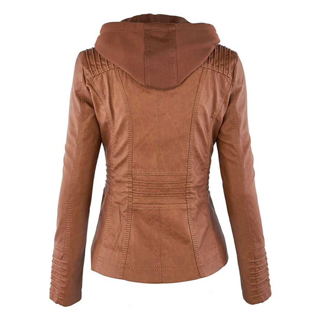 Clara Domínguez - Chaqueta de piel ultra elegante