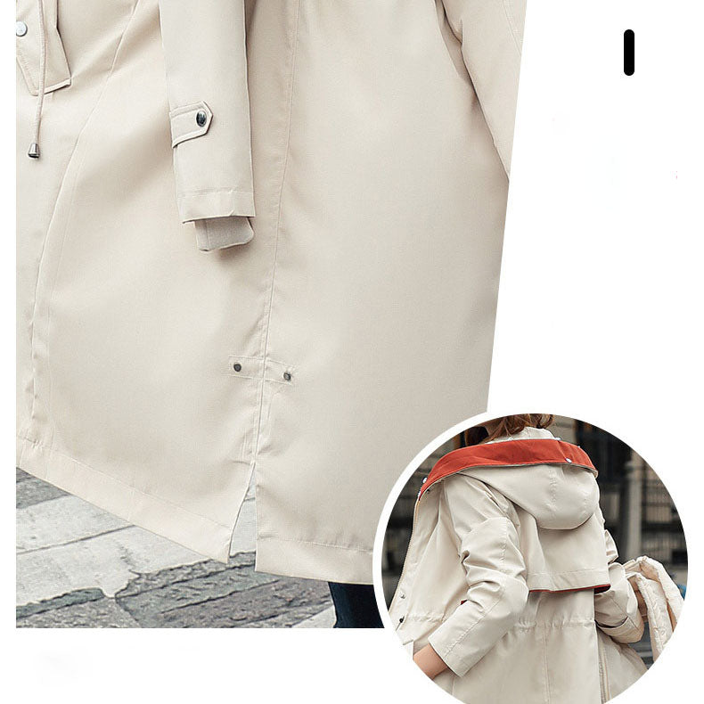 Clara Domínguez - Chaqueta de invierno para mujer con capucha y cuello suave