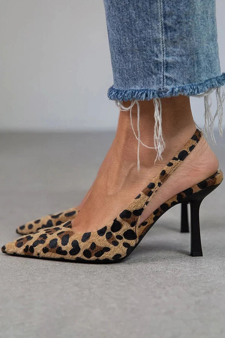 Avery™ |Tacones Estampado Leopardo