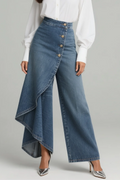 Audrey™ | Pantalón de denim con lazo