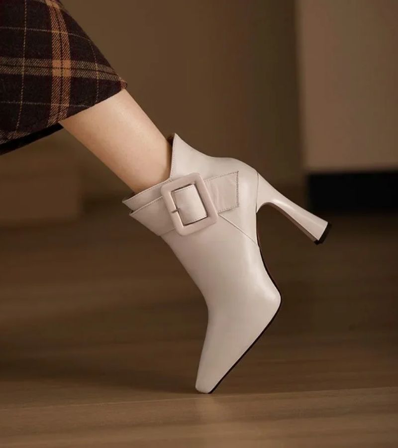 Giuseppe | Botines de tacos con hevilla overside