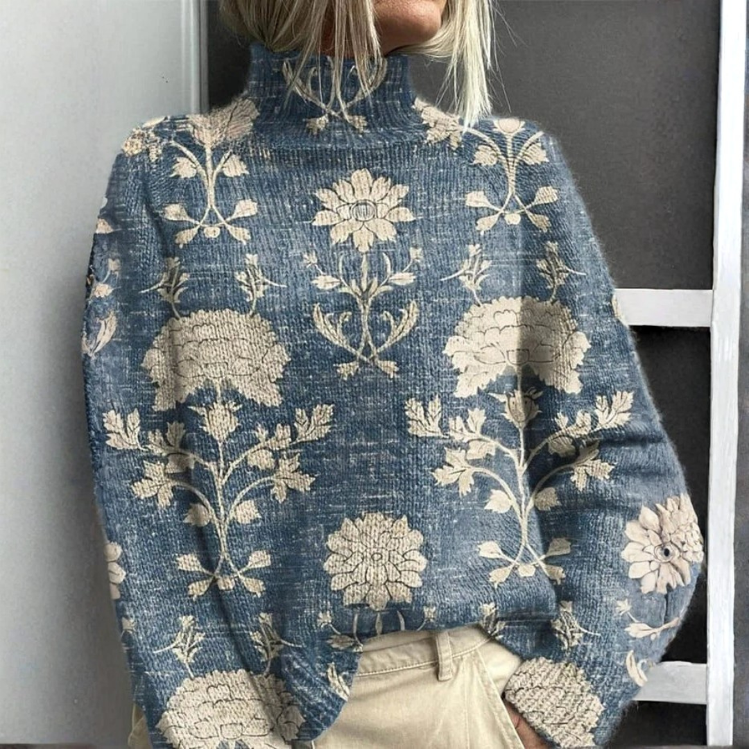 Lara | Jersey de cuello alto cálido y elegante