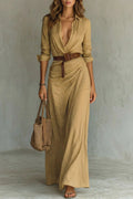 Azura | Vestido cruzado con botones