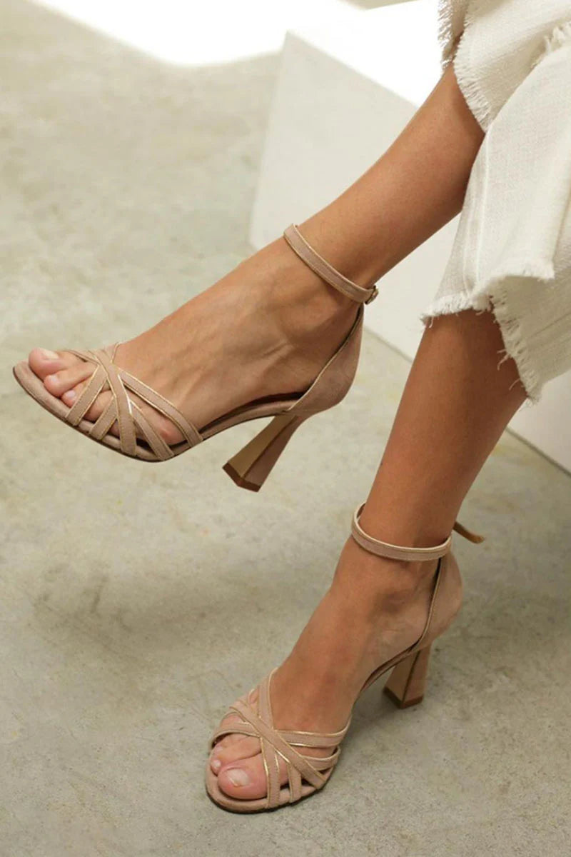 Victoria™ | Zapatos de tacón fino con puntera redondeada