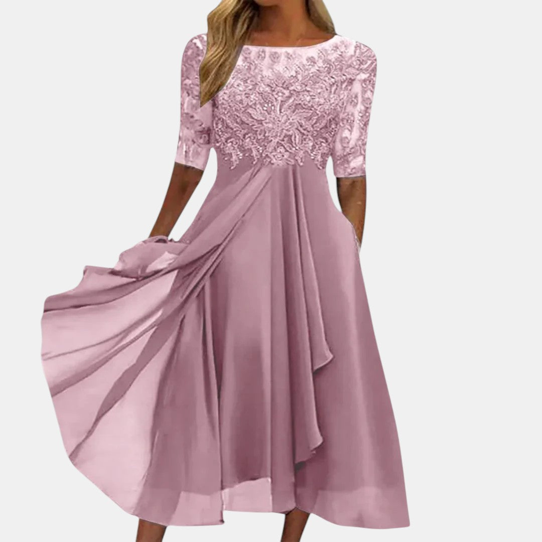 Rossa™ | Elegant Lace Dress