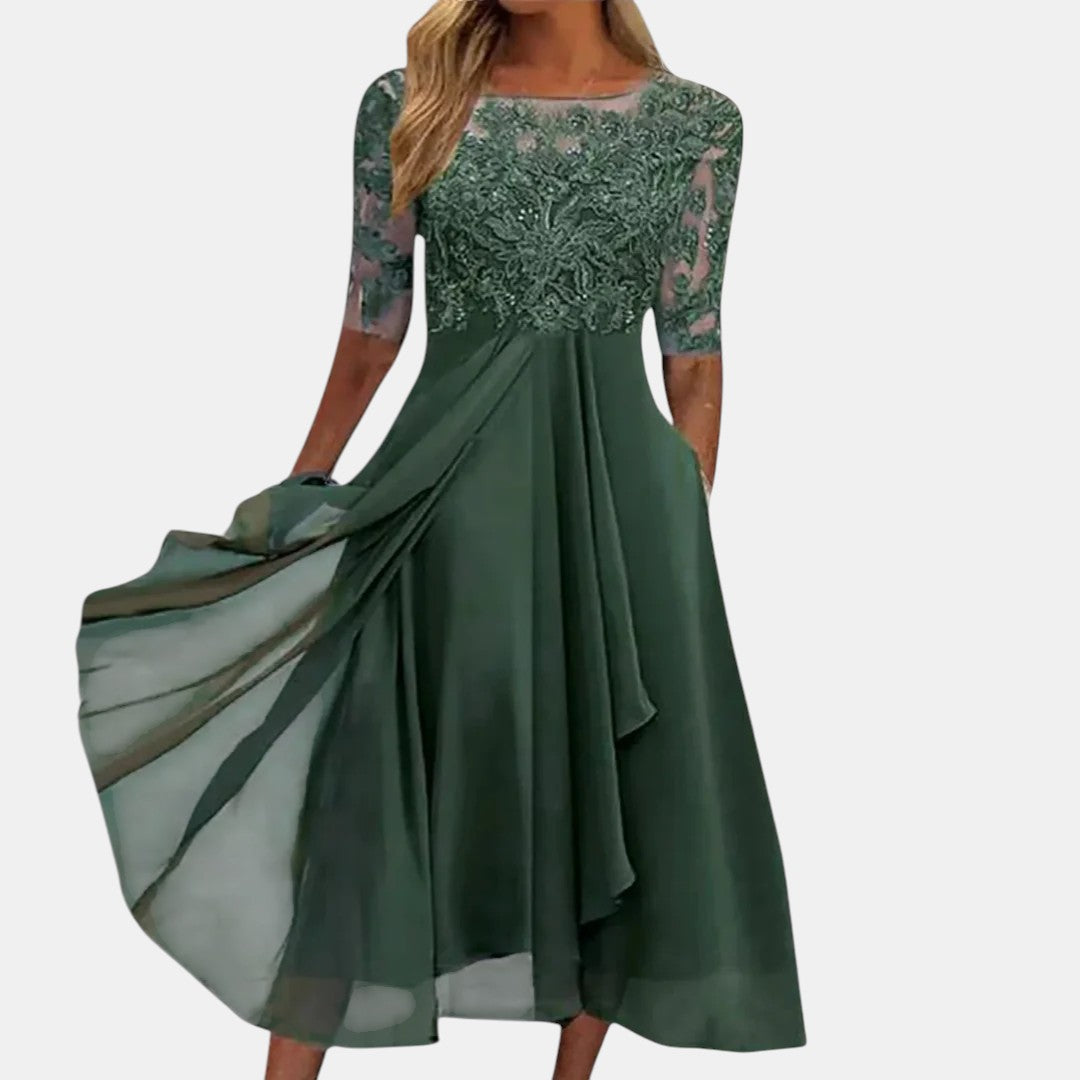 Rossa™ | Elegant Lace Dress