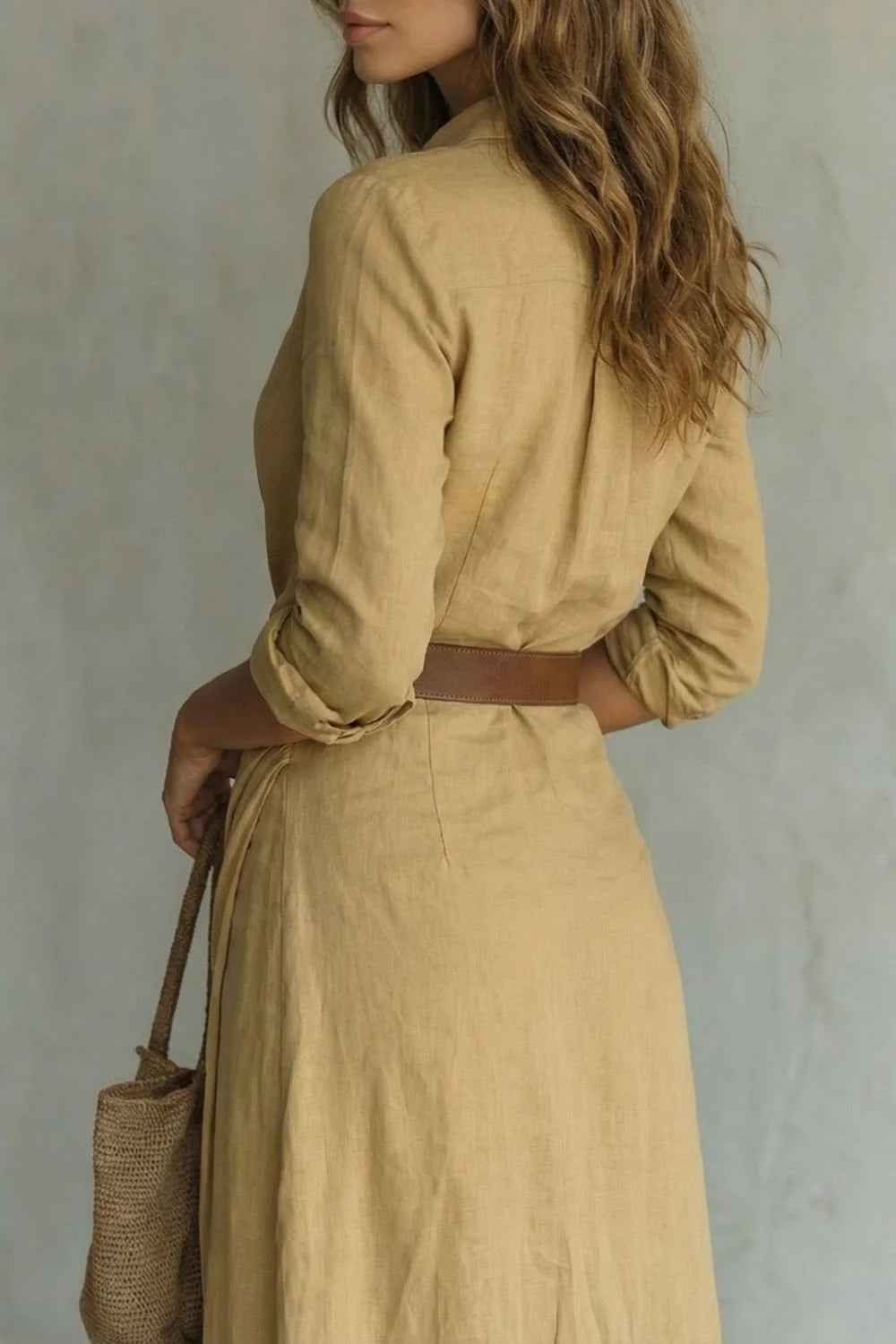 Azura | Vestido cruzado con botones