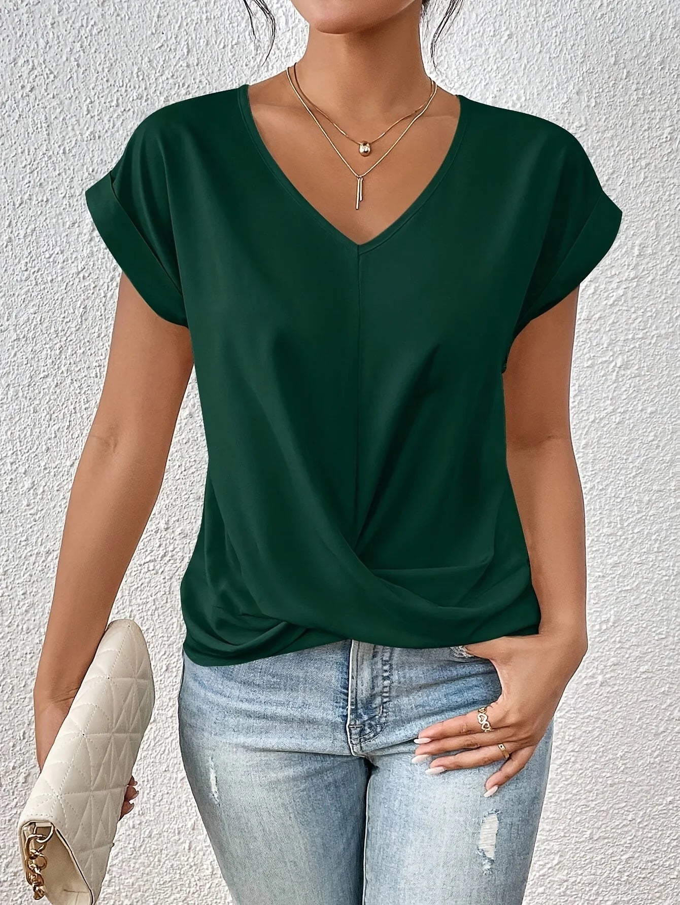 Cleo | Camiseta con escote corazón