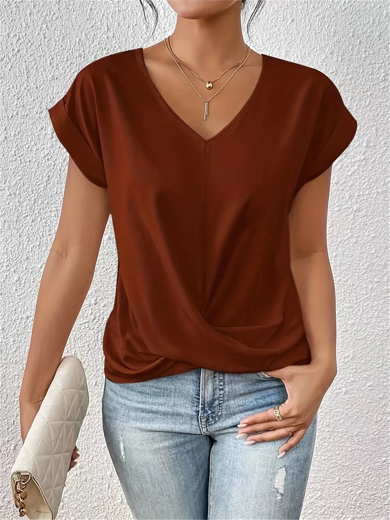 Cleo | Camiseta con escote corazón