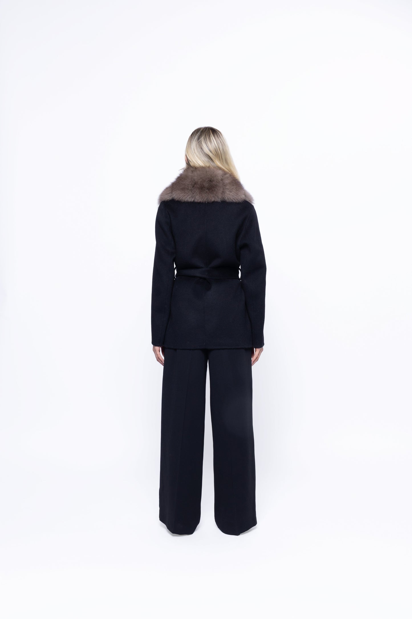 Valentina luxe | Chaqueta cruzada de pelo