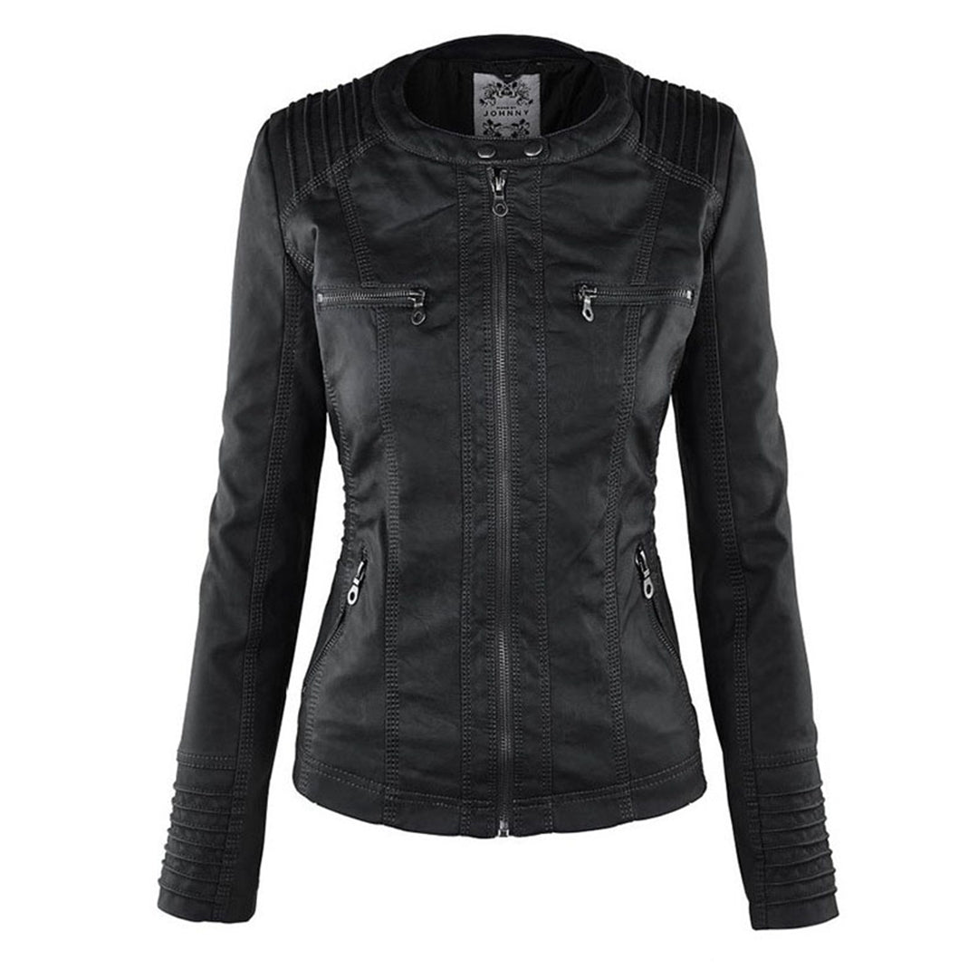 Clara Domínguez - Chaqueta de piel ultra elegante