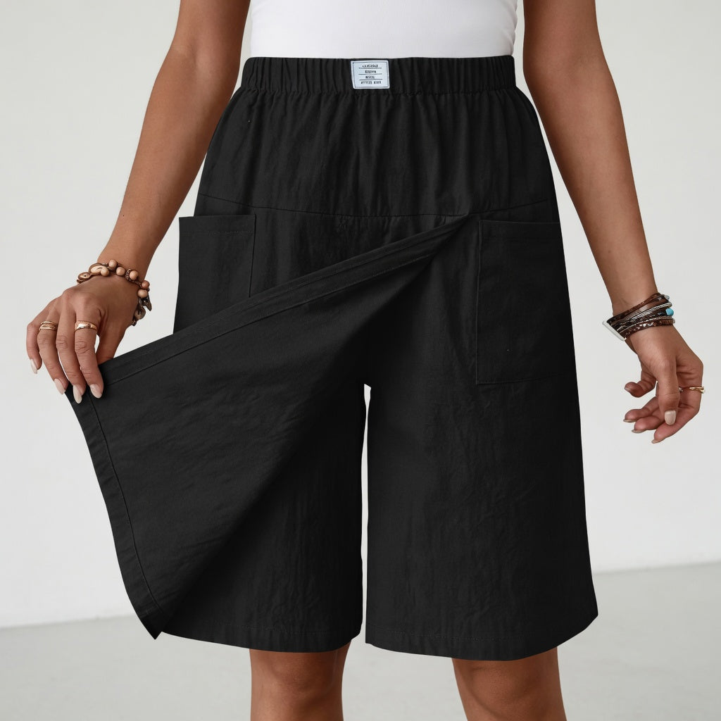 Libertine™ | Falda-pantalón con cintura elástica, bolsillos, libertad de movimiento