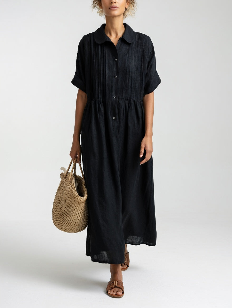 Sandra™ | Vestido camisero fluido de verano