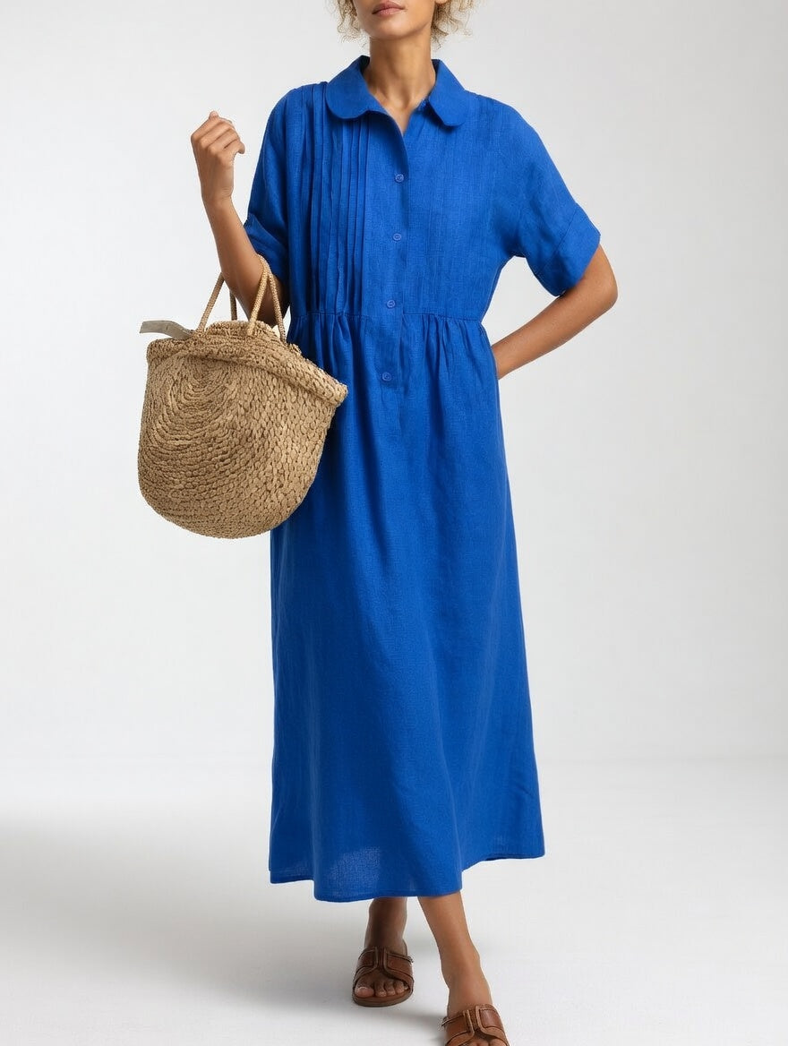 Sandra™ | Vestido camisero fluido de verano