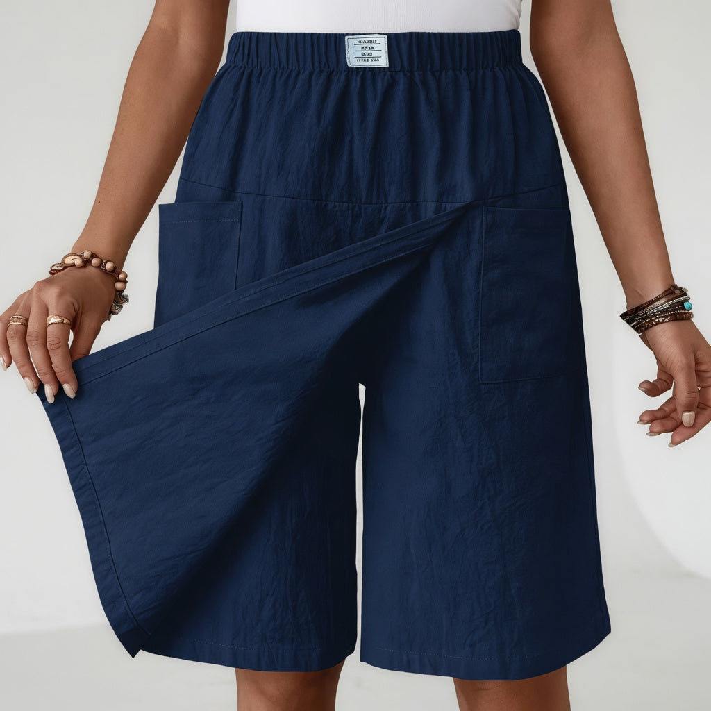 Libertine™ | Falda-pantalón con cintura elástica, bolsillos, libertad de movimiento