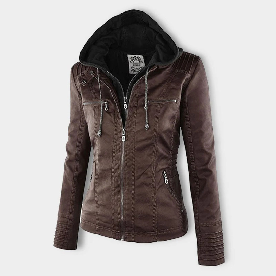 Clara Domínguez - Chaqueta de piel ultra elegante