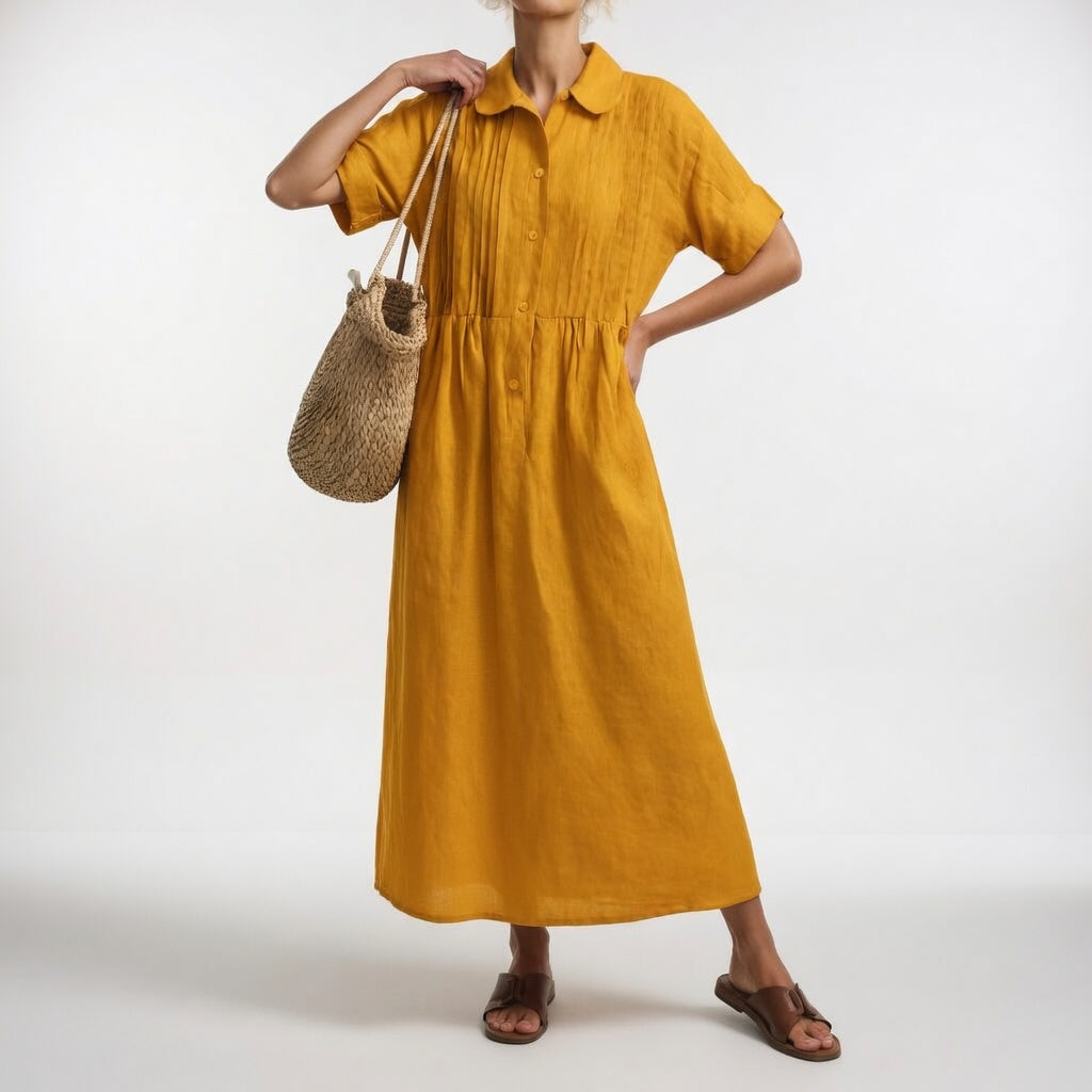 Sandra™ | Vestido camisero fluido de verano