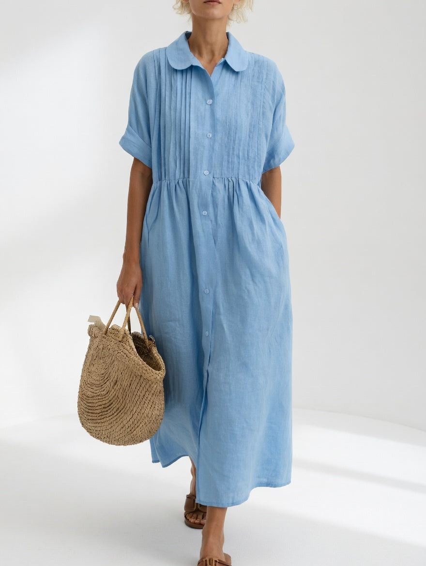 Sandra™ | Vestido camisero fluido de verano