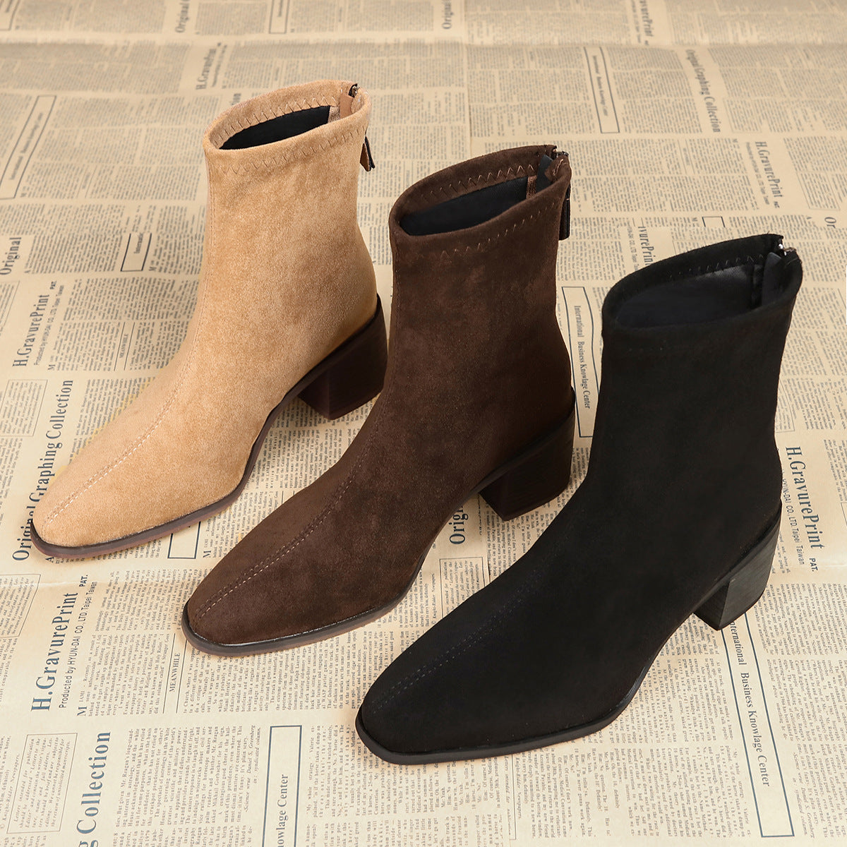 Giuliana | Botas elegantes de ante
