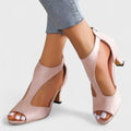Zorine – Sandalias elegantes con tacón estable