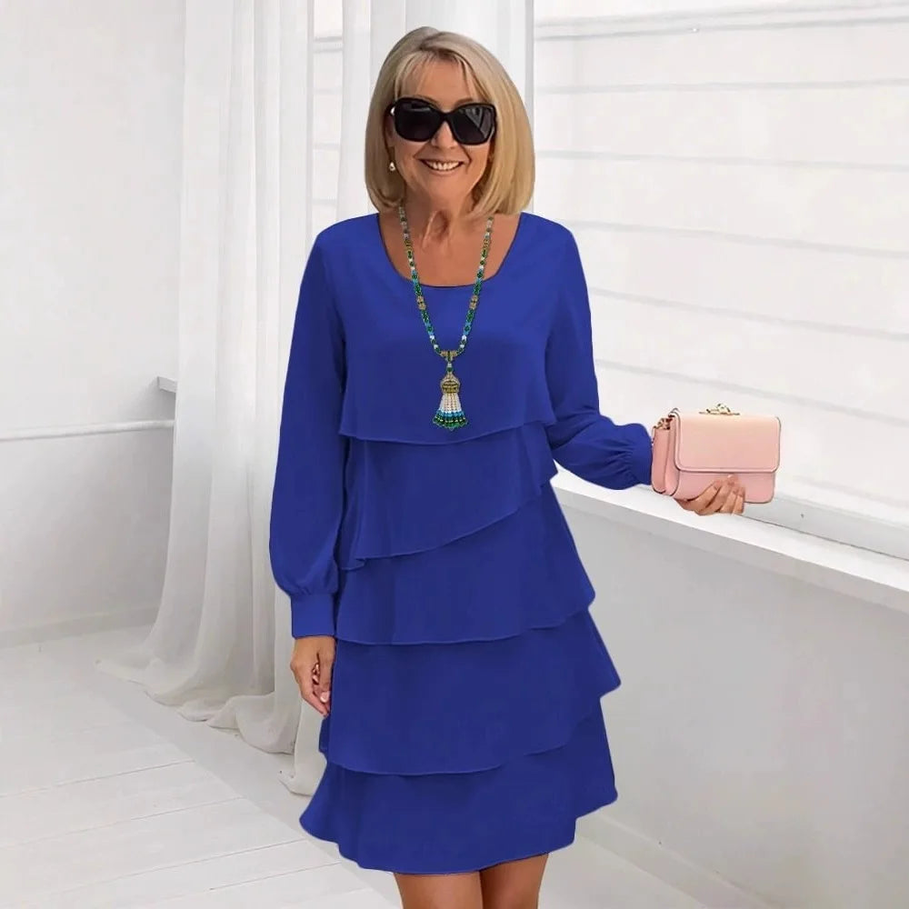 Madeleine – Vestido de elegancia fluida con volantes