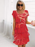 Geneviève – Vestido de elegancia fluida con volantes