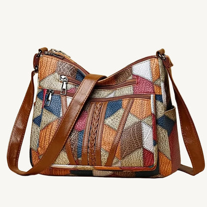 Clara Domínguez | Bolso de mano de piel mosaico