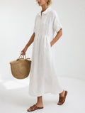 Sandra™ | Vestido camisero fluido de verano