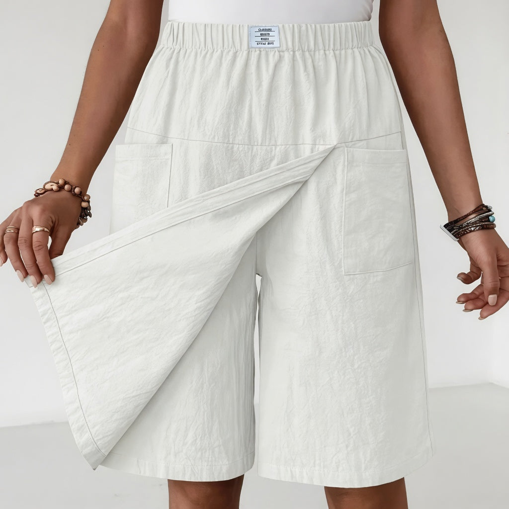 Libertine™ | Falda-pantalón con cintura elástica, bolsillos, libertad de movimiento