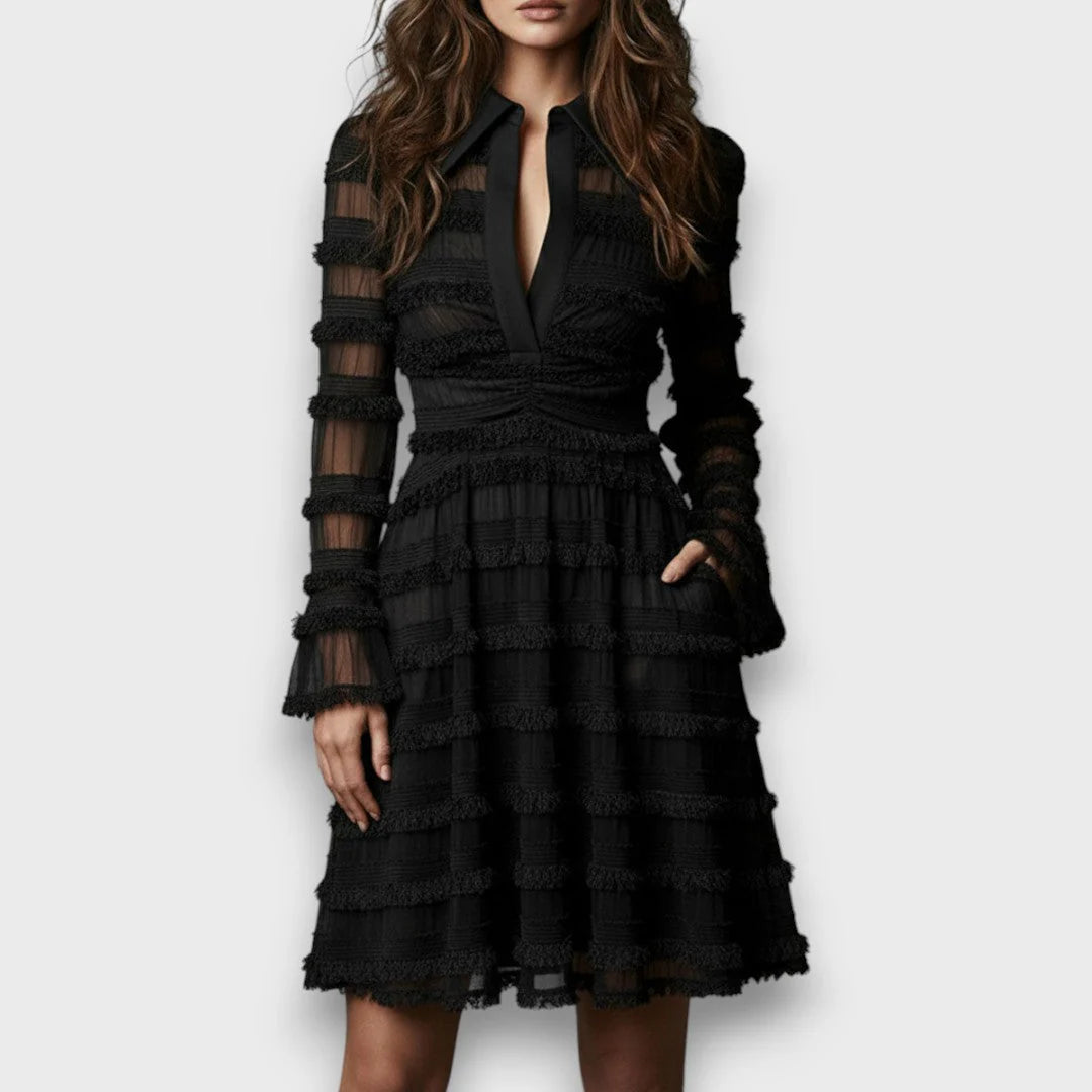 Parisa | Vestido con flecos