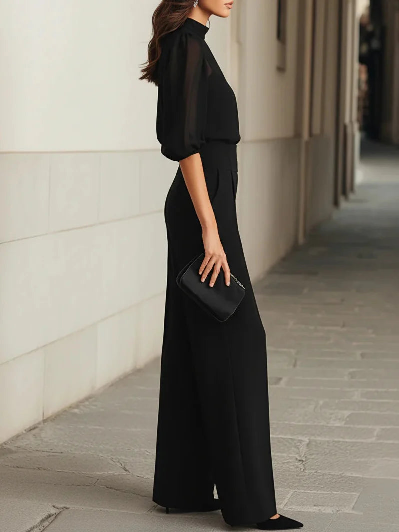 Jimena | Conjunto de tres piezas de camisola  y pantalón