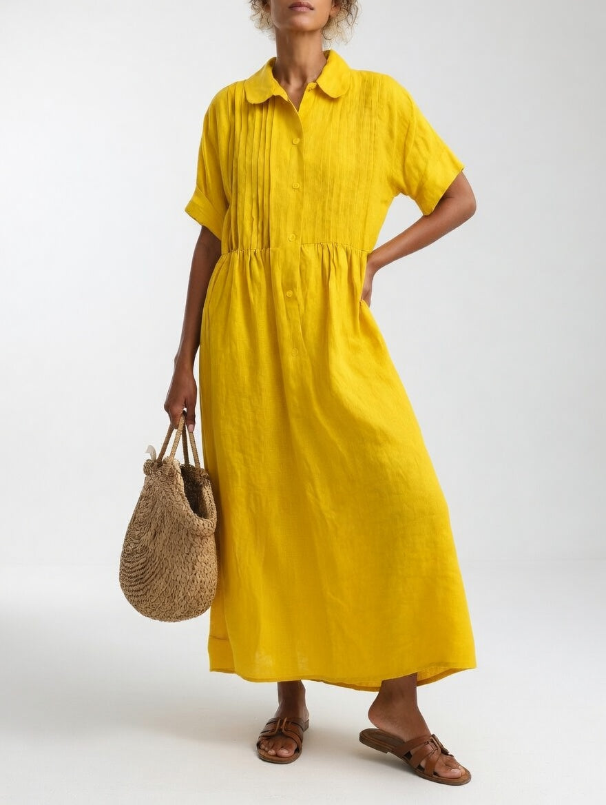 Sandra™ | Vestido camisero fluido de verano
