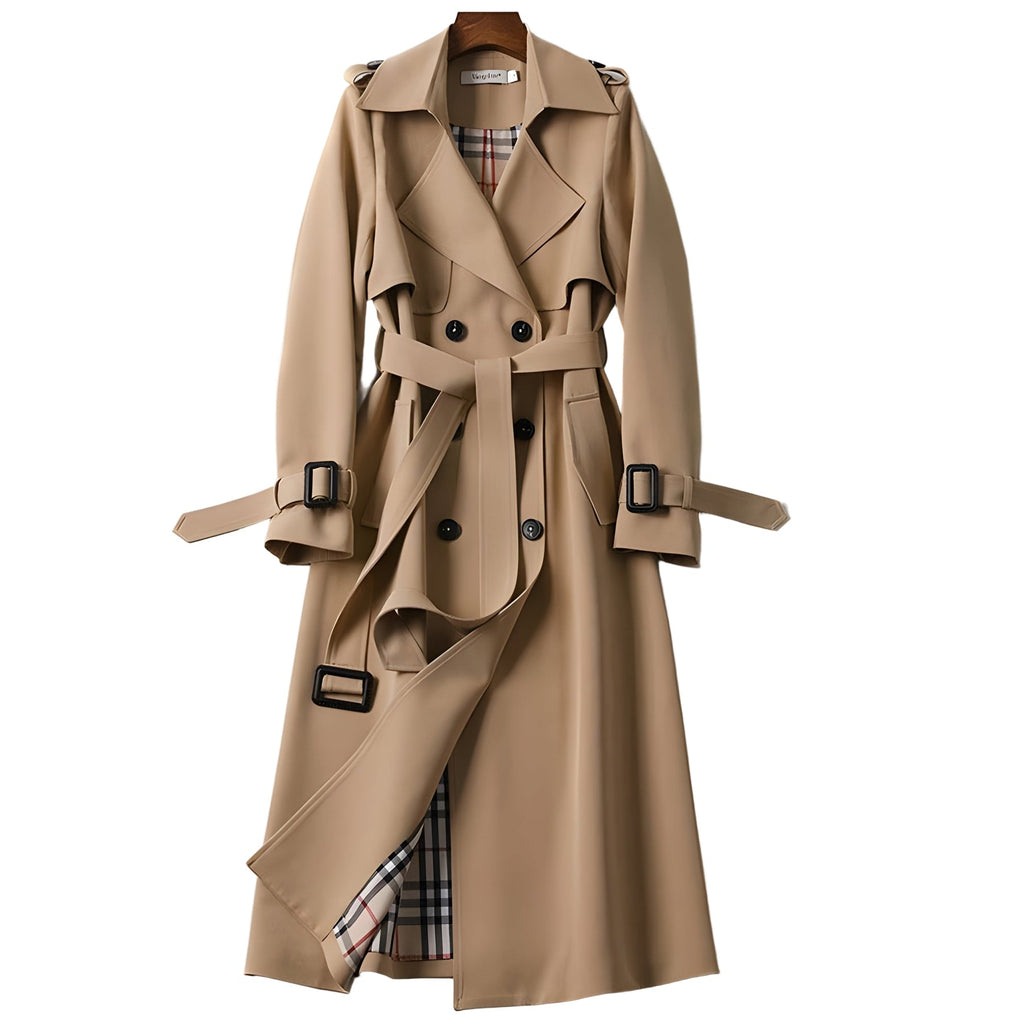 Clara Domínguez | Elegante y atemporal trench con cinturón