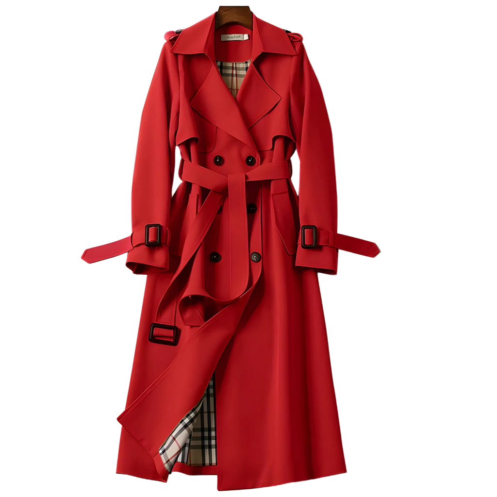 Clara Domínguez | Elegante y atemporal trench con cinturón