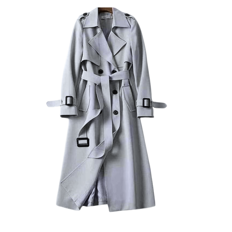 Clara Domínguez | Elegante y atemporal trench con cinturón