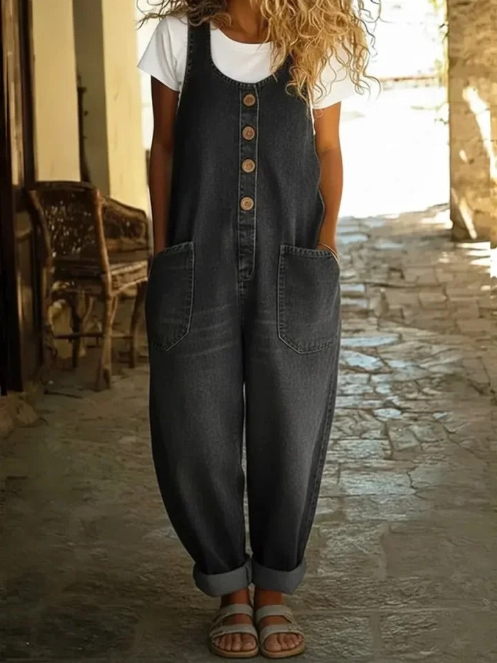 Ruth™ | Peto de denim lavado vintage