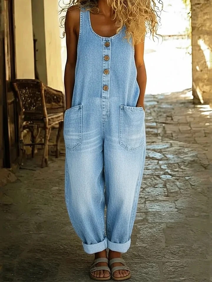 Ruth™ | Peto de denim lavado vintage