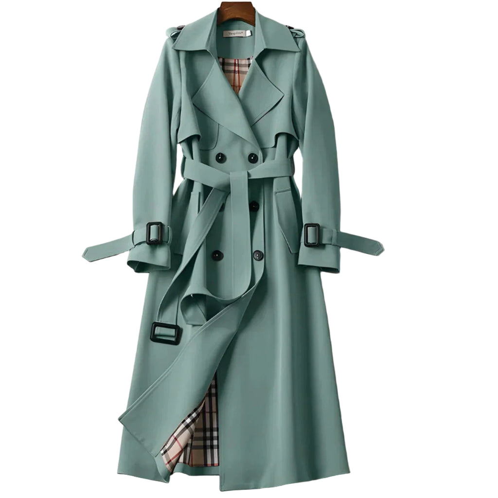 Clara Domínguez | Elegante y atemporal trench con cinturón
